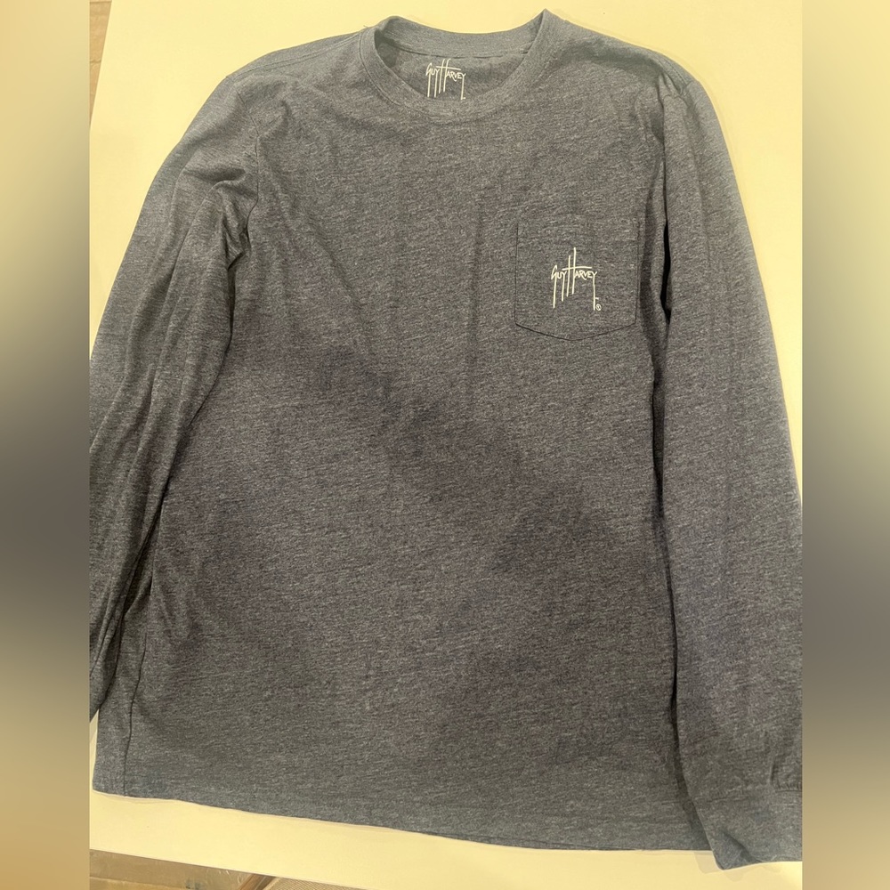 Grey Guy Harvey long sleeve Shirt NWOT